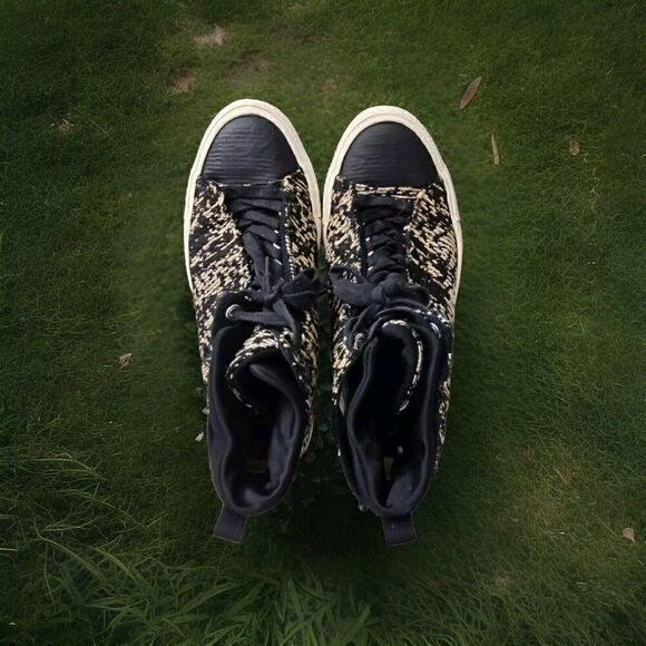 Converse Womens Selene Winter Knit Side Zip Hi Top Sneakers Shoes Size 10 - Picture 5 of 8